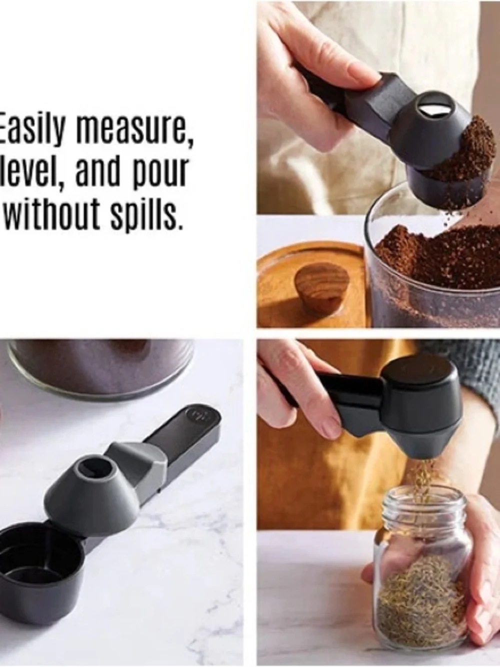 PAMPERED CHEF LEVEL AND FUNNEL SCOOP NIP